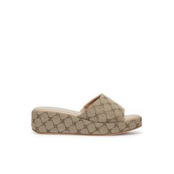Sandale dama -  590558865090438 - Piele ecologica - Bej