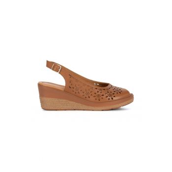 Sandale dama -  590559 - Piele naturala - Maro -