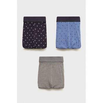 Set de boxeri cu model cu buline - 3 perechi