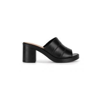 Slapi dama -  590559 - Piele naturala - Negru -