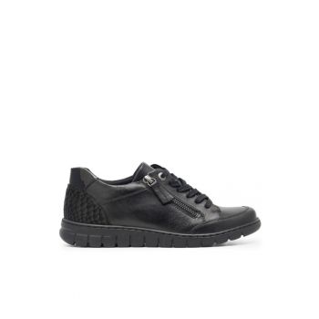 Tenisi dama -  590486291871641 - Piele naturala - Negru