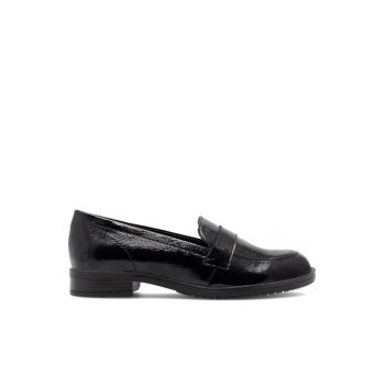 Tenisi dama -  590558805926436 - Piele naturala/Piele lacuita - Negru
