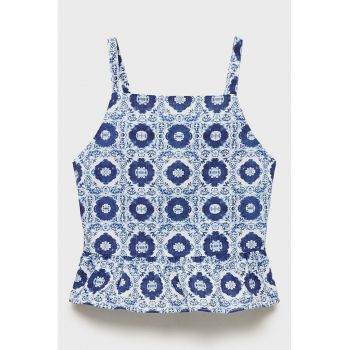Top de bumbac cu model