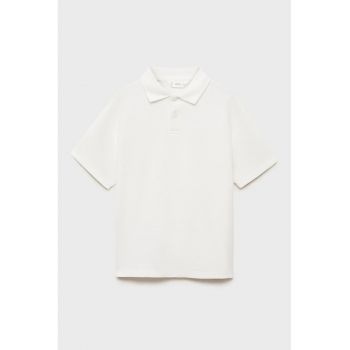 Tricou din amestec de bumbac cu guler polo