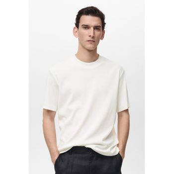 Tricou regular fit cu model uni