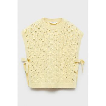 Vesta din tricot cu perforatii