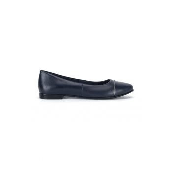 Balerini dama -  590559 - Piele naturala - Bleumarin -