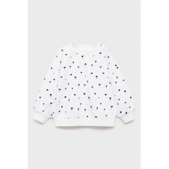 Bluza de trening din bumbac cu model floral