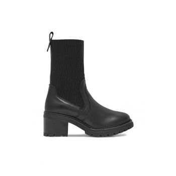 Botine dama -  590558817111937 - Piele naturala - Negru