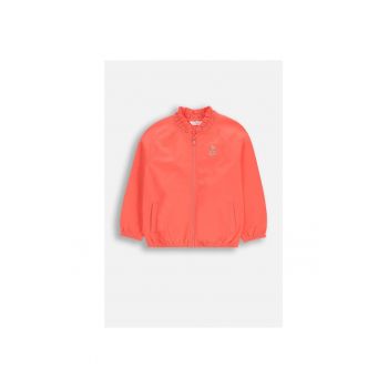 Jacheta bomber cu fermoar si maneci raglan