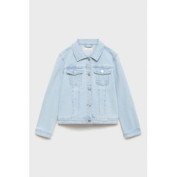 Jacheta din denim cu 4 buzunare