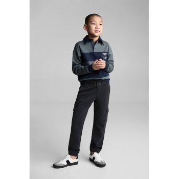 Pantaloni de trening cargo din bumbac
