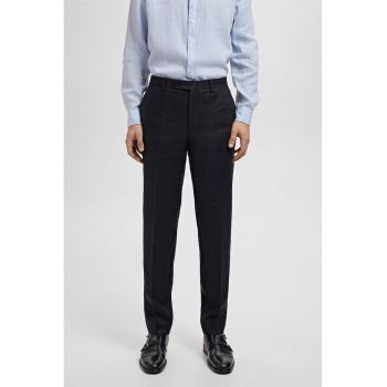 Pantaloni drepti din in