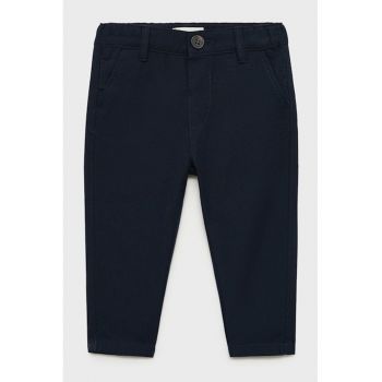 Pantaloni regular-fit din amestec de in