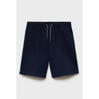 Pantaloni scurti de bumbac cu snur