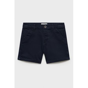 Pantaloni scurti din amestec de bumbac cu buzunare oblice