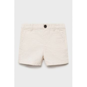Pantaloni scurti din denim cu model uni