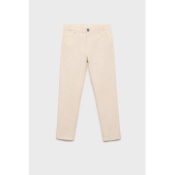 Pantaloni skinny din bumbac si in