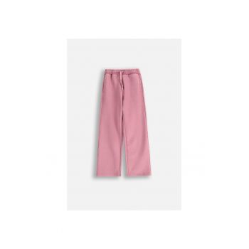 Pantaloni sport drepti cu talie ajustabila