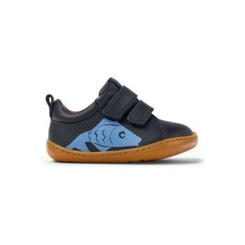 Pantofi din piele cu velcro Peu Cami 8499