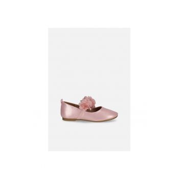 Pantofi Mary-Jane din piele ecologica - Roz prafuit