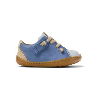 Pantofi sport de piele intoarsa si piele Peu Cami