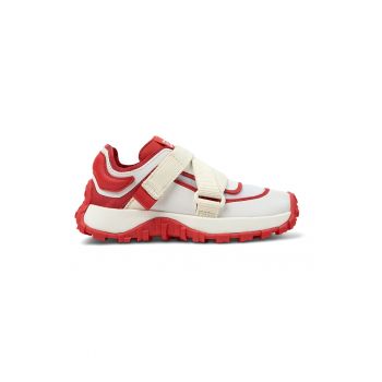 Pantofi sport de piele si piele ecologica cu velcro