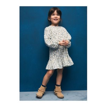 Rochie evazata din bumbac