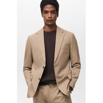 Sacou slim fit din lana virgina