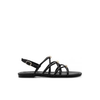 Sandale dama -  555513 - Piele ecologica - Negru