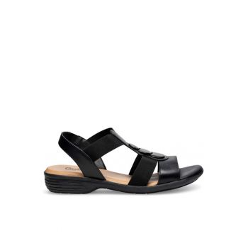 Sandale dama -  590558839480836 - Piele naturala - Negru