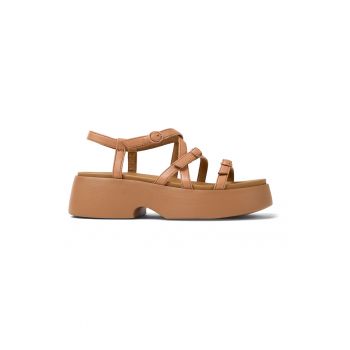 Sandale de piele cu toc Tasha