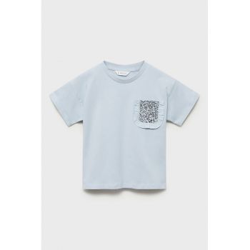 Tricou cu buzunar pe piept