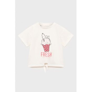 Tricou cu imprimeu Snoopy si nod frontal