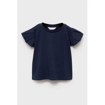 Tricou din bumbac cu decolteu rotund