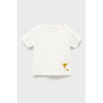 Tricou din bumbac cu decolteu rotund