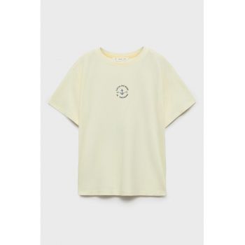 Tricou din bumbac cu imprimeu grafic pe partea din spate