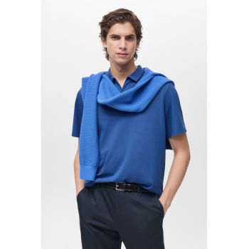 Tricou polo slim-fit din pique