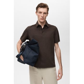 Tricou polo texturat