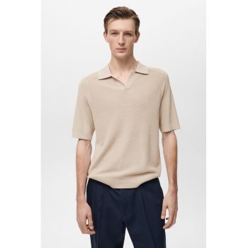 Tricou polo tricotat
