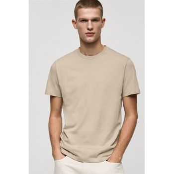 Tricou slim fit de bumbac