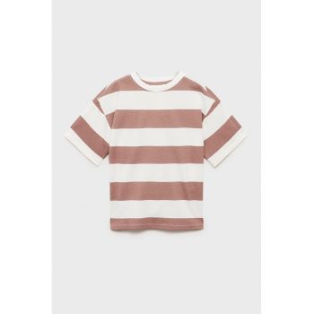 Tricou supradimensionat cu model in dungi