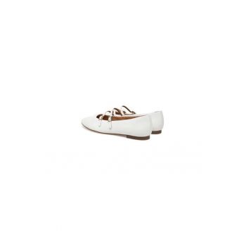 Balerini  304655845 - Piele naturala - Alb