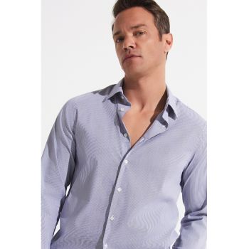 Camasa cu maneci lungi si model in dungi