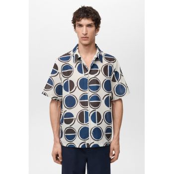 Camasa relaxed fit cu model