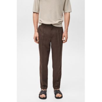 Pantaloni din amestec de lyocell si in