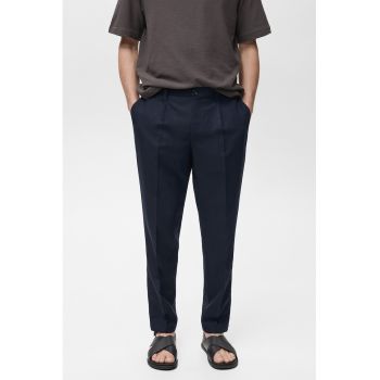 Pantaloni din amestec de lyocell si in