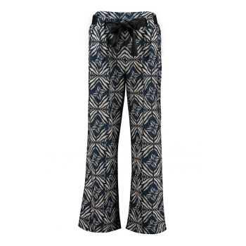Pantaloni regular-fit cu imprimeu floral