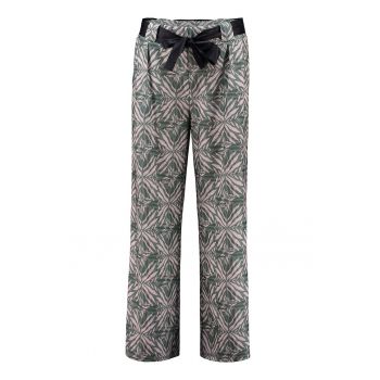 Pantaloni regular-fit cu imprimeu floral