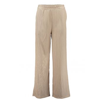 Pantaloni striati cu talie elastica